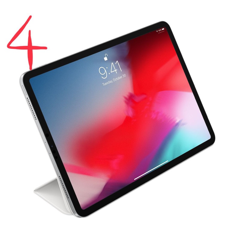 近全新11吋iPad Pro的聰穎雙面夾 白色