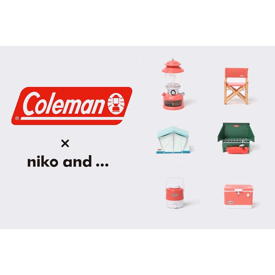 現貨 Coleman x niko and 露營組 轉蛋 扭蛋 露營燈 帳棚 烤肉架 摺疊椅 露營用具