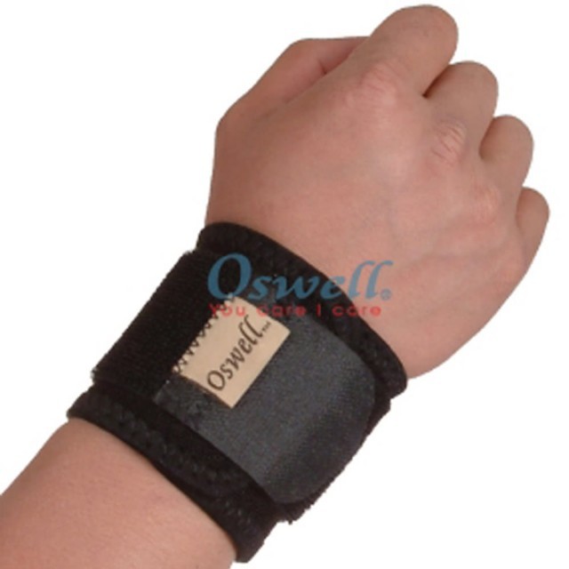 【oswell】 O-10竹炭加強型護腕~可調整鬆緊*固定肌肉拉傷或韌帶扭傷