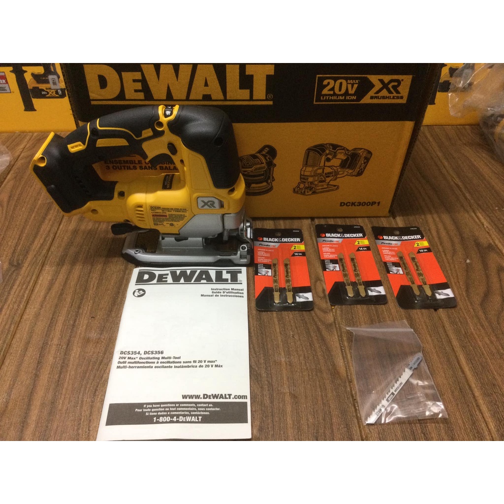 含稅全新 原廠得偉 DeWalt DCS 334 B 20V 曲線鋸 無碳刷 調速 線鋸機 DCS 331 升級版