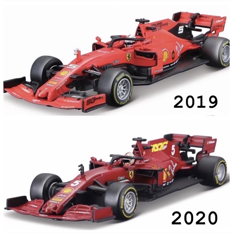 現貨 比美高Bburago 1/43 F1 Ferrari 2019 2020 Sebastian Vettel