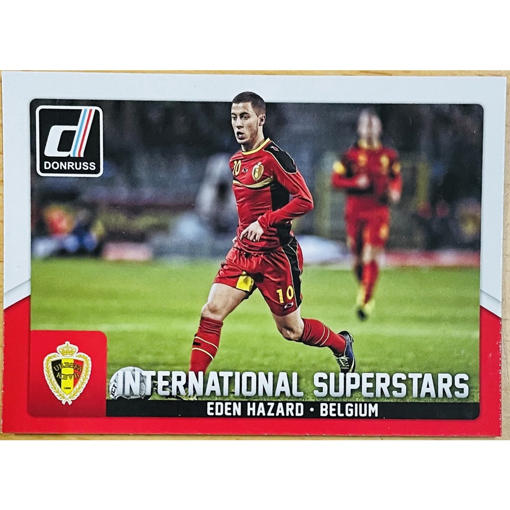 Eden Hazard 阿札爾 比利時國家足球隊隊長 2015 Panini Donruss #14 足球卡