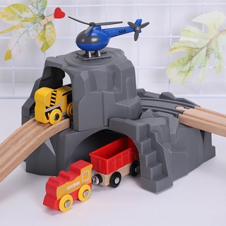 🚂現貨在臺🚋 IKEA 木製軌道相容火車軌道 山洞 火車山洞 電動車 木製火車 交通玩具 男孩禮物 聖誕禮物