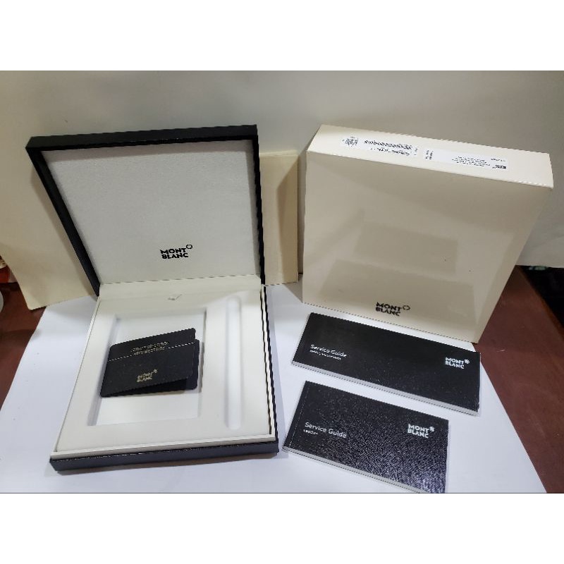 盒子💕萬寶龍 montblanc 4810系列 短夾 鋼筆 空盒 說明書