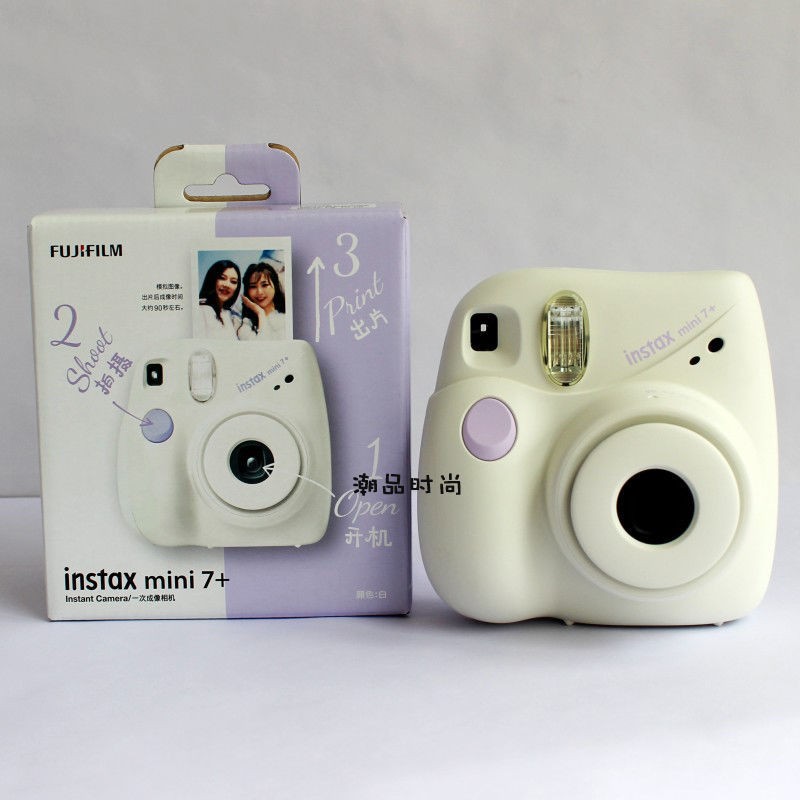 熱賣富士拍立得相机 mini7C/7S升级款mini7+一次成像mini9套装含相纸