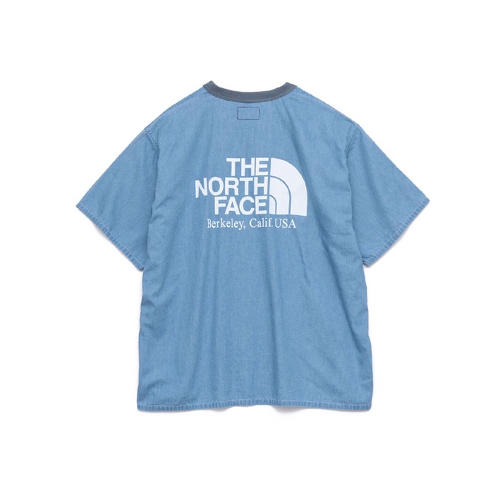 THE NORTH FACE PURPLE LABEL Light Denim H/S Pullover 輕牛仔布套頭衫