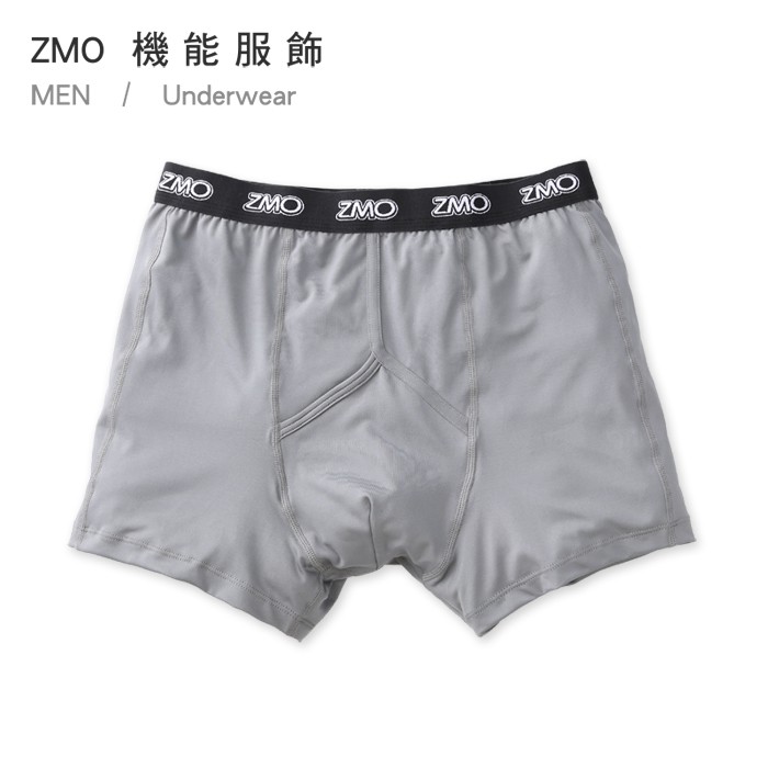 【ZMO】男運動四角內褲-灰色