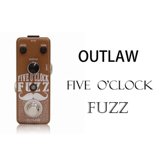 加拿大 OUTLAW FIVE O’CLOCK 單顆效果器 破聲 FUZZ 萊可樂器