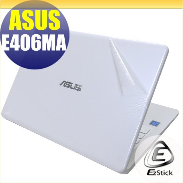 【Ezstick】ASUS E406 E406MA 二代透氣機身保護貼(含上蓋貼、鍵盤週圍貼、底部貼)DIY 包膜