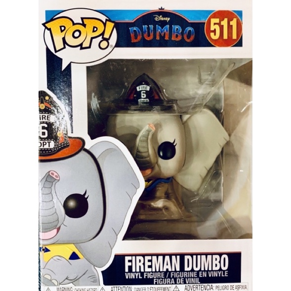 {克拉克玩具} Funko POP DUMBO迪士尼 小飛象 真人版 消防員裝 511