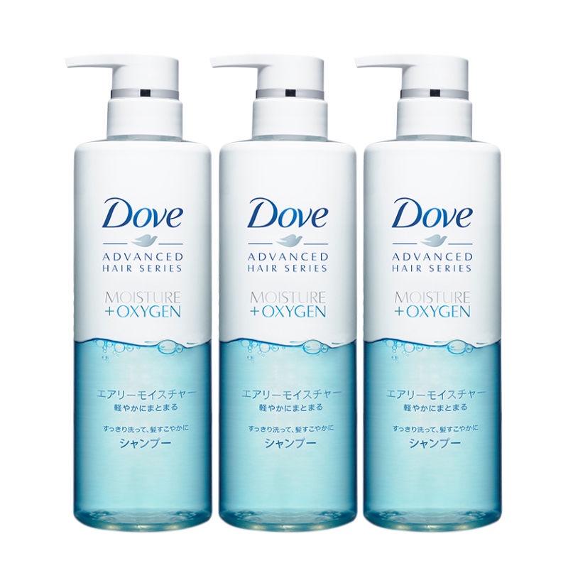 日本Dove多芬洗髮精瀅潤養護無硅油空氣感豐盈蓬鬆洗髮480g