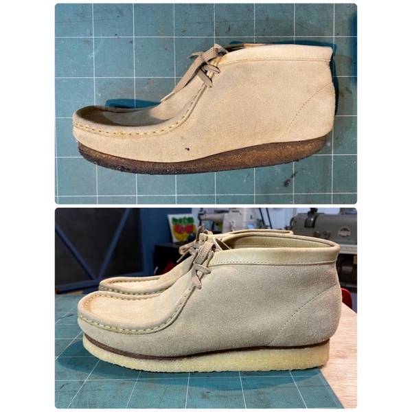 Clarks Wallabees 換鞋底 生膠底更換 維修_66Repair