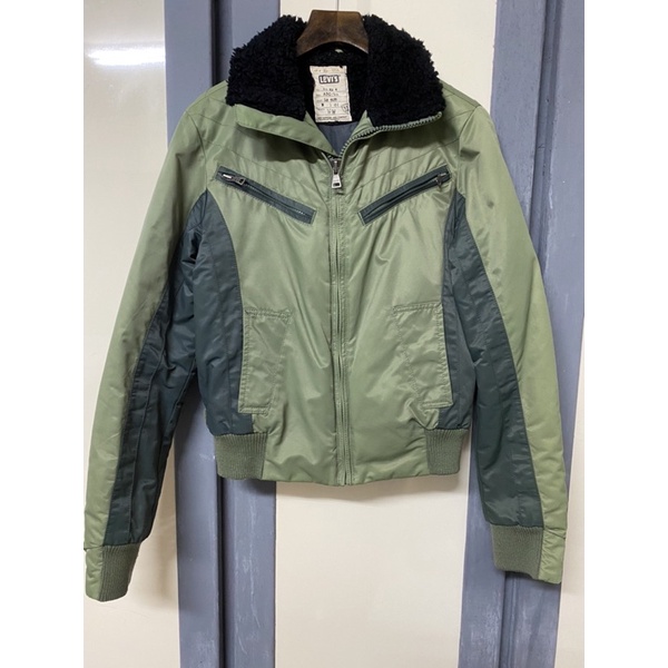 羊毛領 飛行外套 Levi’s 男生外套(二手）