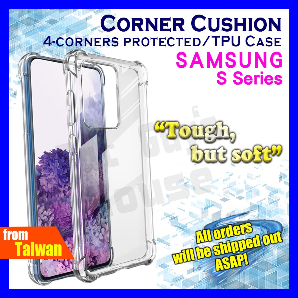 SAMSUNG S20 FE ULTRA S20+ S10+ S10 Corner Cushion Phone Case