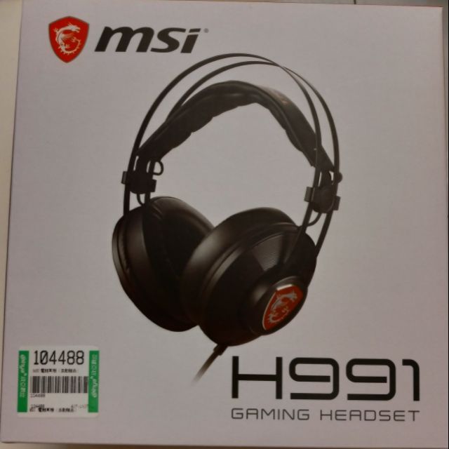 微星 MSI 電競耳麥 耳機 H991