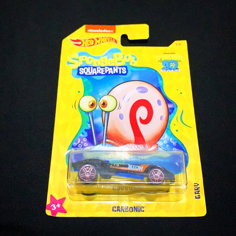 Hot wheels 風火輪小汽車 spongebob 海綿寶寶系列吊卡 小蝸 carbonic