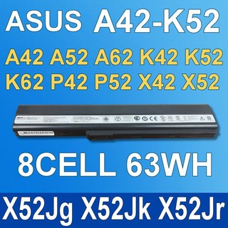保三 8芯 ASUS A42-K52 原廠電池 X52Jg X52Jk X52Jr X52N X42Jr K52