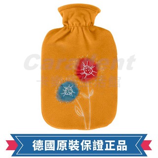 【卡樂登】德國原裝 Fashy 熱水袋/冰水袋 糖果色立體蕾絲毛套 2.0L 保固兩年 #67347