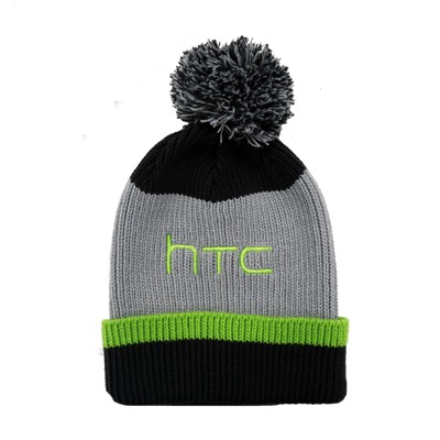 HTC 多色針織毛帽