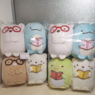 角落生物 坐姿讀書 吊飾 小娃娃 抱愛心 角落小夥伴 咖啡杯 3吋吊飾 絨毛 小娃娃