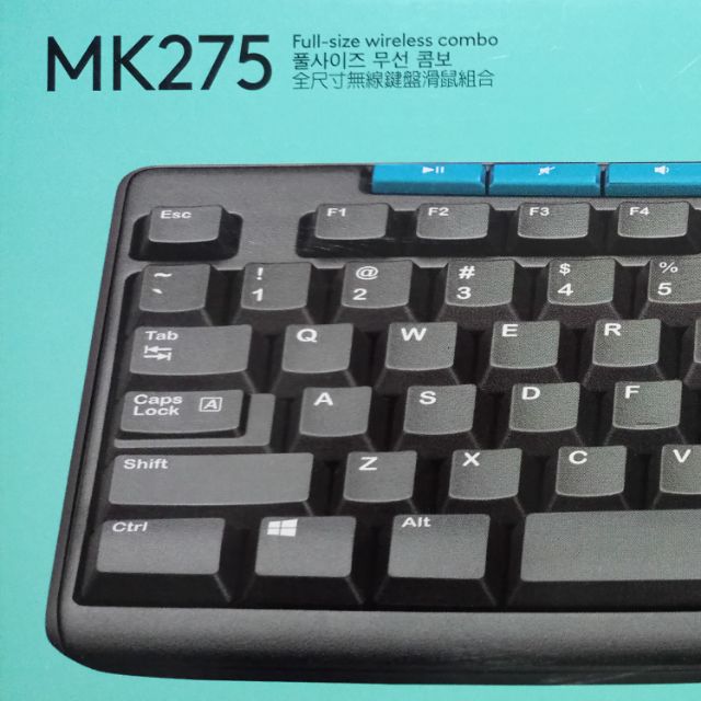 羅技 Logitech 無線鍵盤滑鼠組 MK275 防濺灑鍵盤