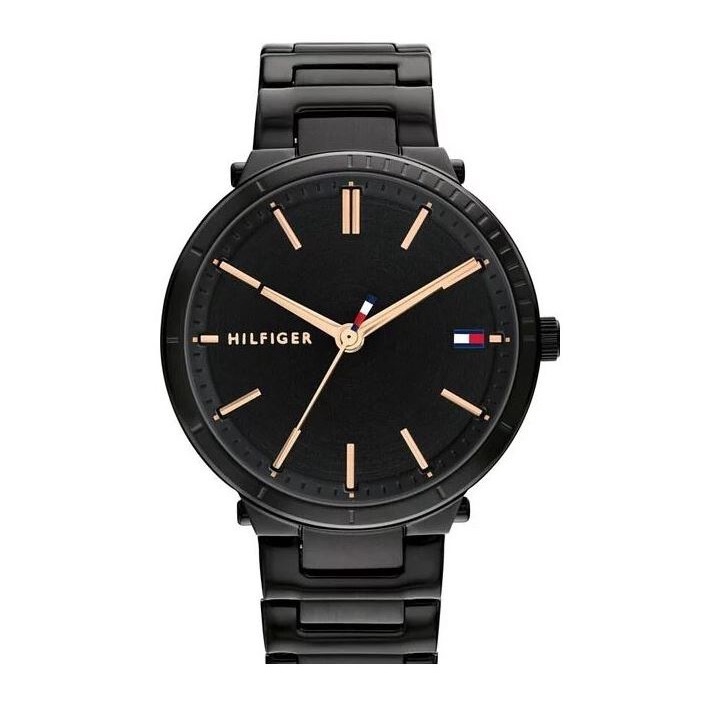 【Tommy Hilfiger】全黑鋼知性腕錶 1782409 現代鐘錶