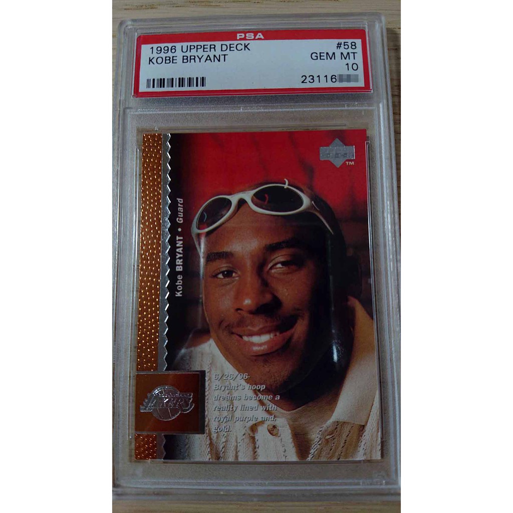 96-97 UPPER DECK #58 KOBE BRYANT RC PSA10