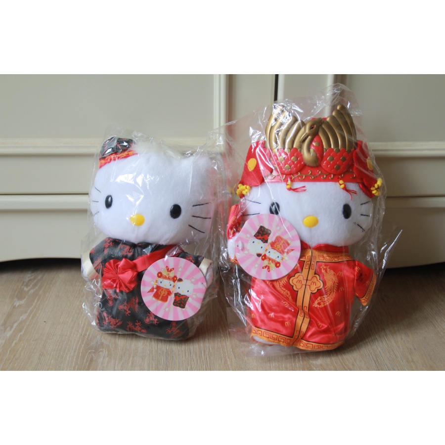 Hello kitty新郎新娘娃娃 中國服版 日本三麗鷗Sanrio