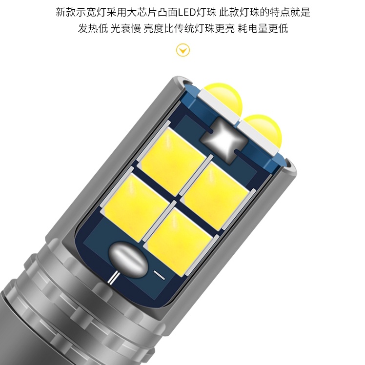 T10 爆亮 一體成型 12V 小鋼砲 小魚眼 凸透鏡 LED 5630SMD 方向燈 燈條 小燈 燈泡 日行燈