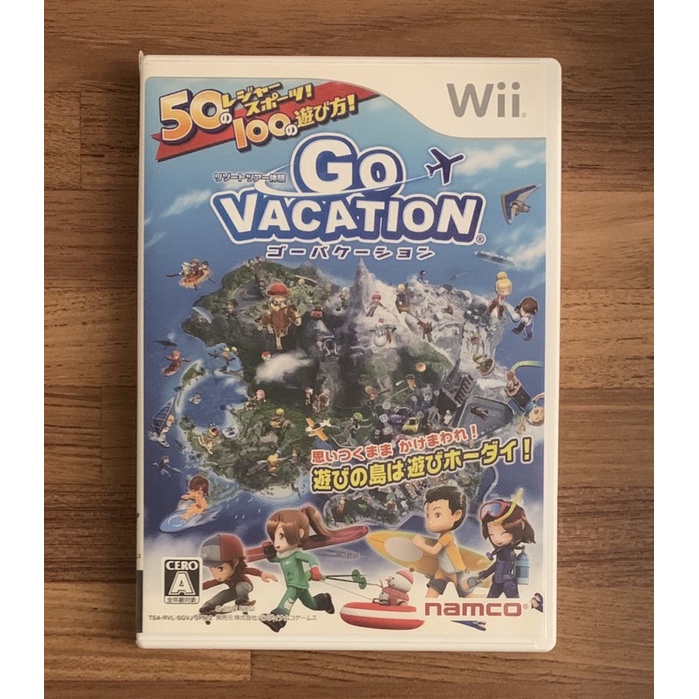 Wii 歡樂假期 Go Vacation 運動 類似渡假勝地 正版遊戲片 原版光碟 日文版 日版適用 二手片 任天堂