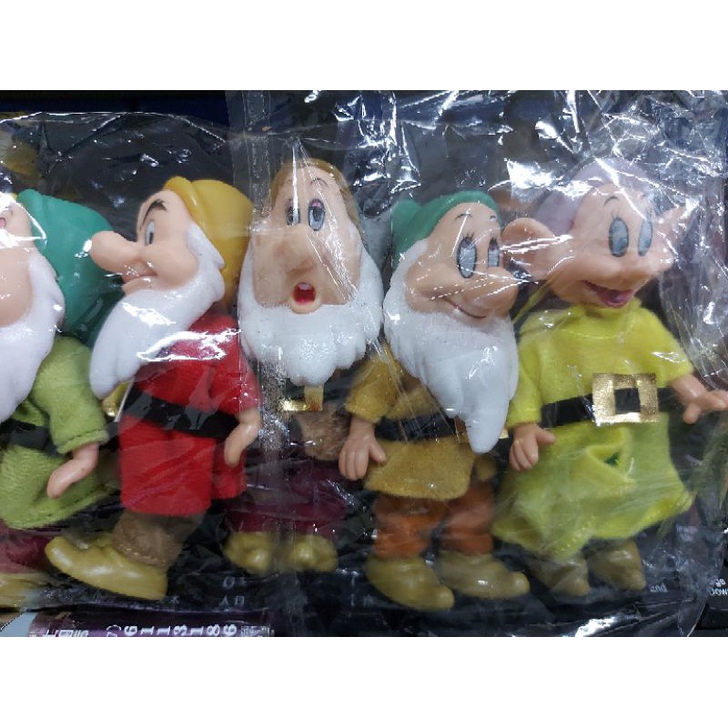 早期庫存全新七個小矮人公仔