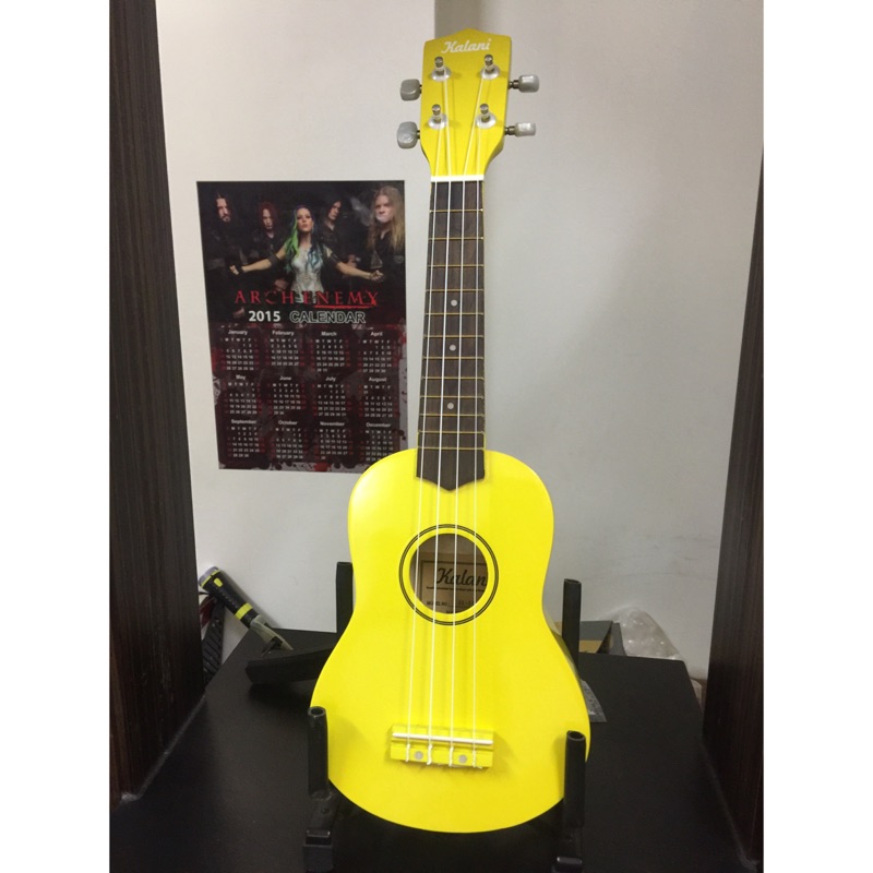 【Kalani】21吋亮光彩色烏克麗麗繽紛可愛 ukulele（另有：綠色、原木色、紫色、橙色、深藍色）