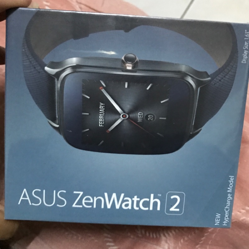 ASUS ZenWatch 2（大錶)真皮伯爵藍  型號：WI501Q_BQC-2LBLU0003 快充進化版