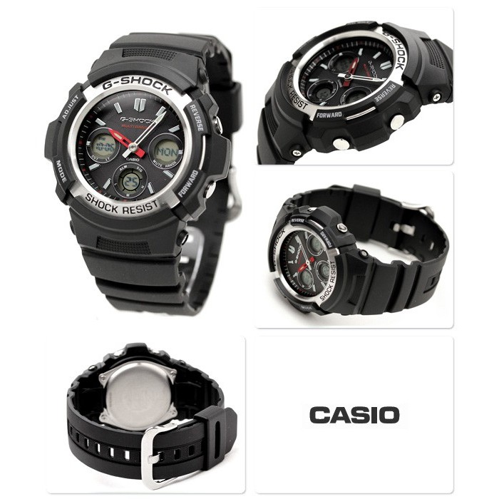 日本原裝正品】卡西歐CASIO G-SHOCK 太陽能電波多功能手錶夜光男錶AWG 日本原裝正品】卡西歐CASIO G-SHOCK 太陽能電波多功能手錶夜光男錶AWG