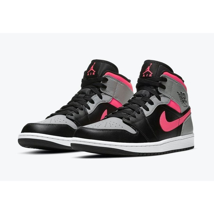 【S.M.P】Nike Air Jordan 1 Mid Pink Shadow 灰黑粉 554724-059