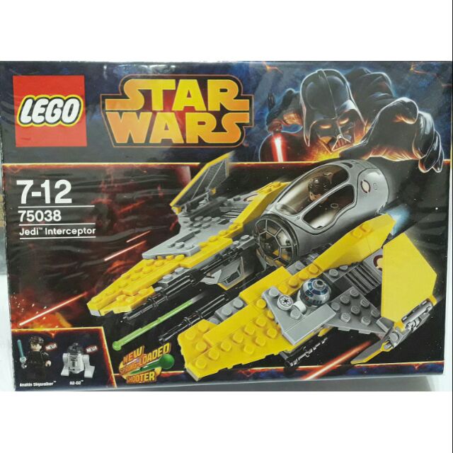 二手 樂高LEGO 75038 天行者 安納金 STAR WARS 有盒有說明書