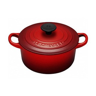 LE CREUSET 鑄鐵圓鍋 20cm (櫻桃紅)