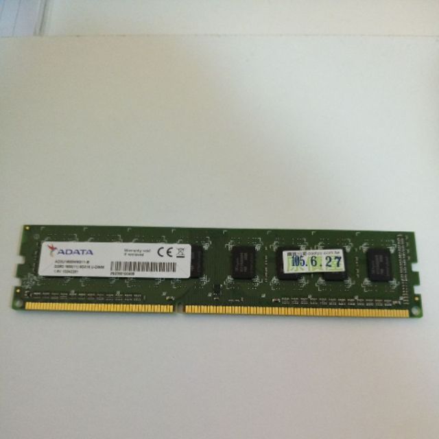 Adata 8G DDR3 1600 記憶體