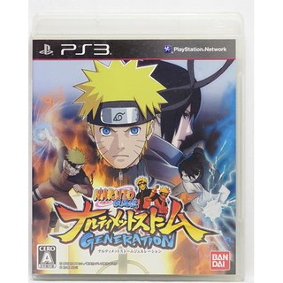 PS3 日版 火影忍者疾風傳 終極風暴世代 NARUTO GENERATION