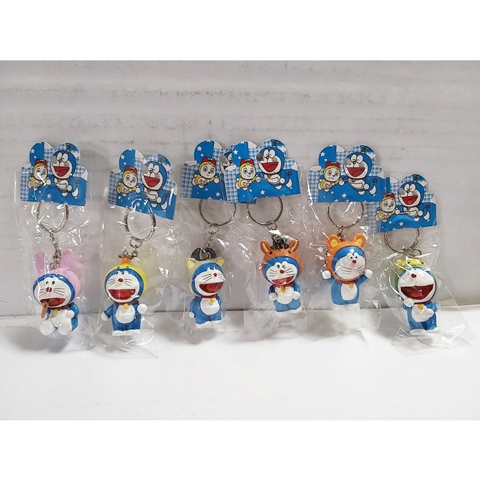 *玩具部落*哆啦A夢 多拉A夢 小叮噹 Doraemon Cos 生肖 吊飾 匙扣 6入 特價230元