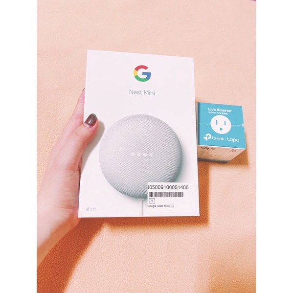 全新未拆二代Google Nest mini（灰色）贈tp-link迷你Wifi智慧插座