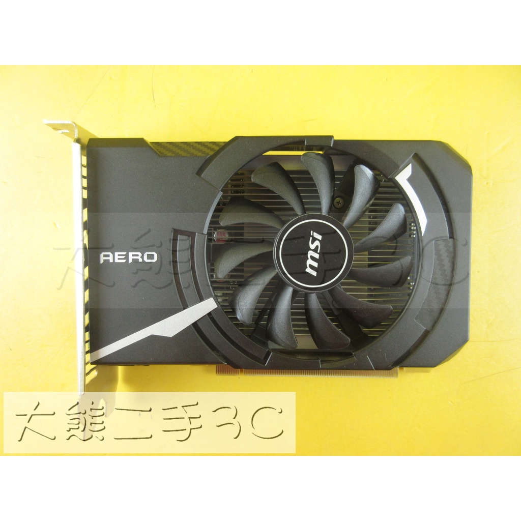 顯示卡 PCI-E3.0 GeForce GT 1030 AERO 2G OC D5 64b (887)【大熊二手3C】