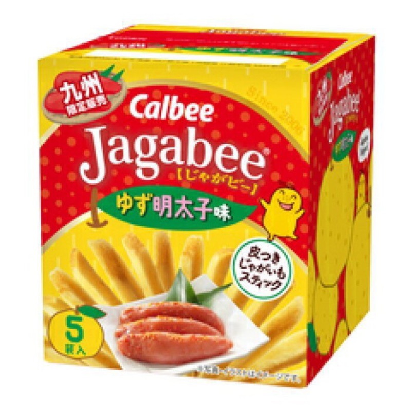預購 ！日本 Calbee 九州限定 香柚明太子口味  18gX5袋入