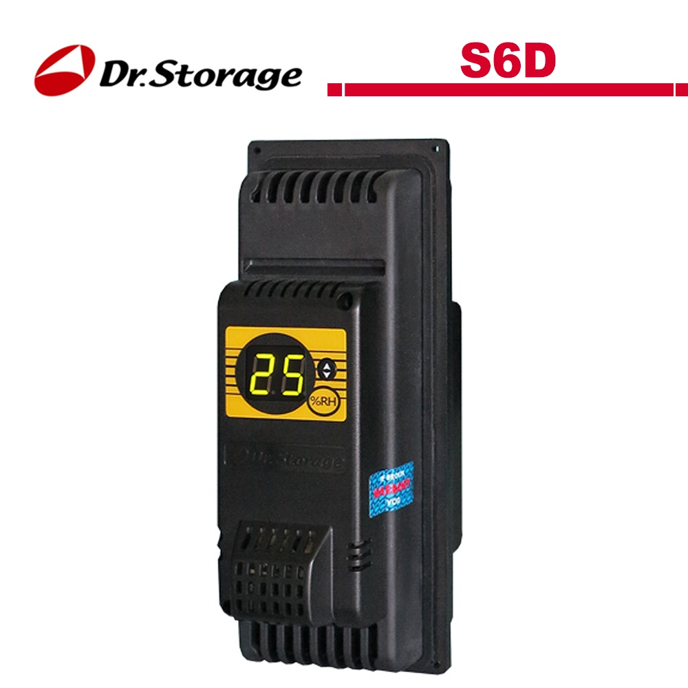 Dr.Storage 專業DIY防潮、除濕主機 (S6D) 三段式數位除溼主機 (30、40、50%RH )