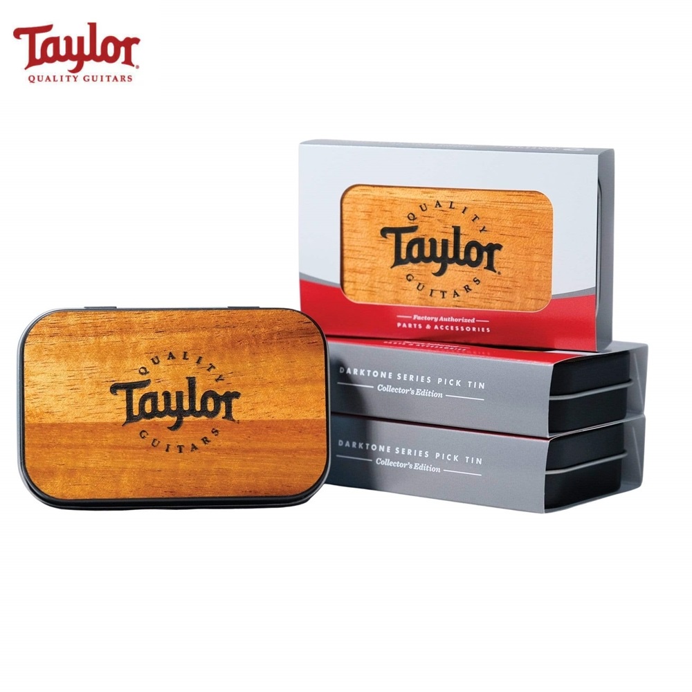 【老羊樂器店】開發票 美國 Taylor 2601 Pick Tin 典藏版 DarkTone 彈片盒 內附9片pick