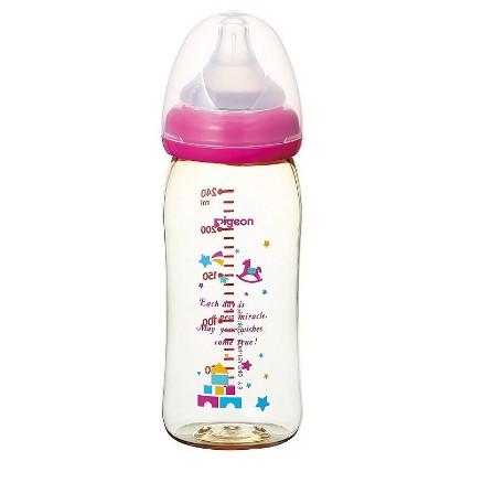 【小木馬遊樂園】現貨 日本貝親寬口母乳實感PPSU奶瓶-240ml 木馬城堡 新生兒