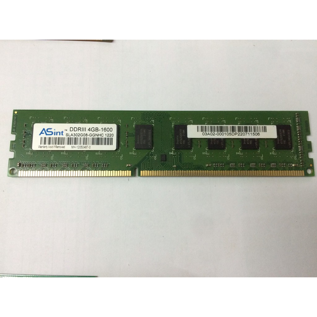 asint DDR3 記憶體 雙面 1600 4G ( 金士頓 創見 南亞 umax asint 三星 參考 )