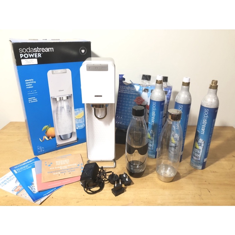 Sodastream Power Source 電動式自動扣瓶氣泡水機(二手）