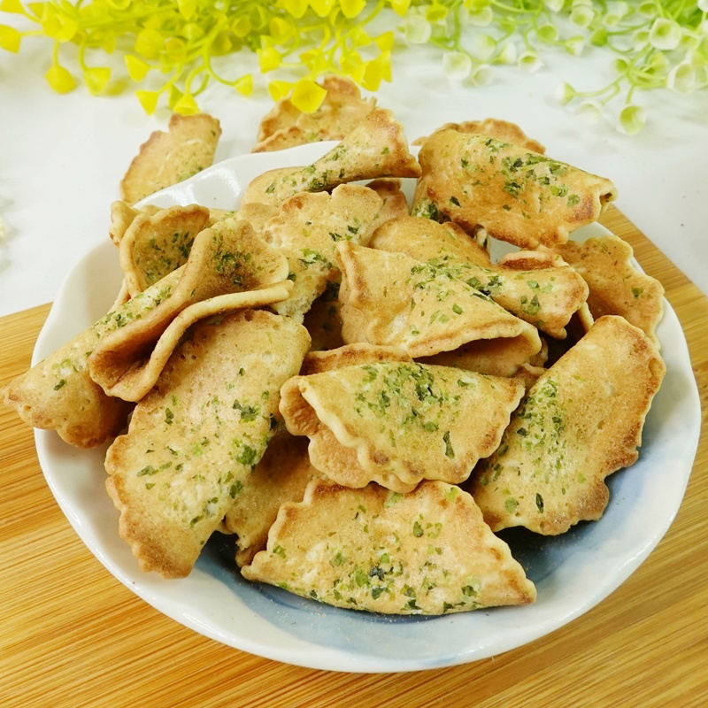 【食尚三味】滋瑪咪煎餅-海苔口味 600g 滋瑪咪海苔餅乾 小煎餅 打結煎餅 (古早味)