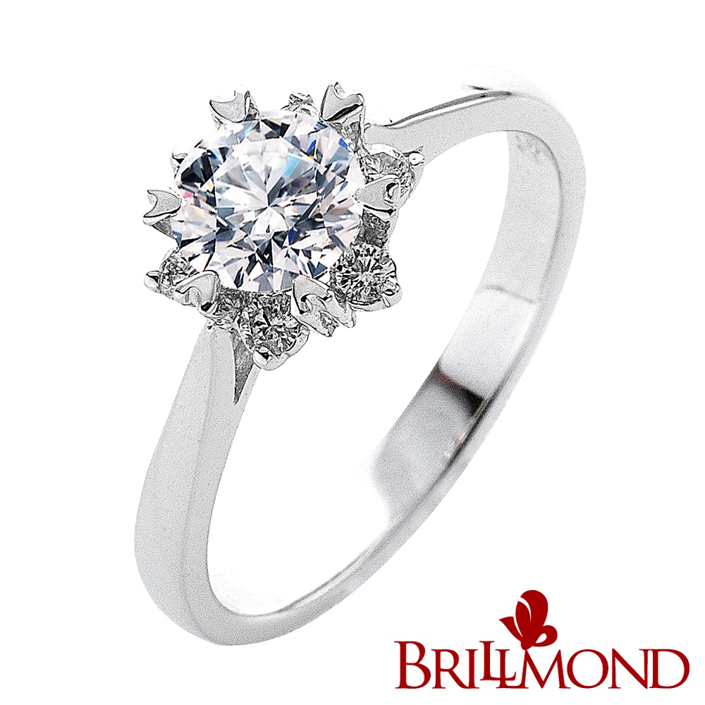 【BRILLMOND】GIA 天然鑽石 50分 D/VS2 PT950鉑金 閃耀臻情真鑽戒